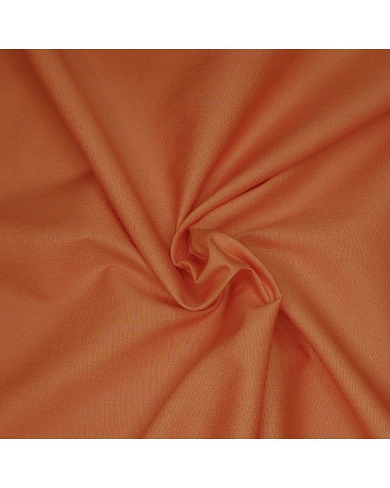 Tecido Tricoline Silky Lisa cor - 1776 (Laranja)